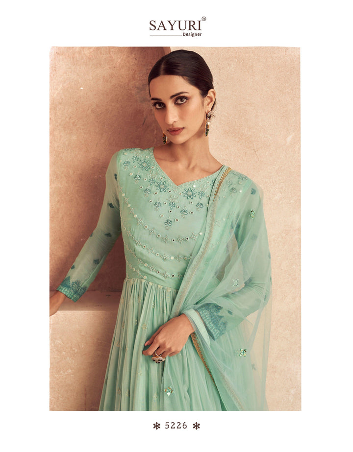 Function Wear Designer Long Anarkali Gown - Fashion Nation