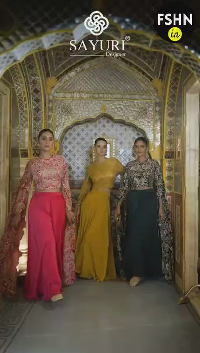 fusion partywear by sayuri designer catalogue ruchika