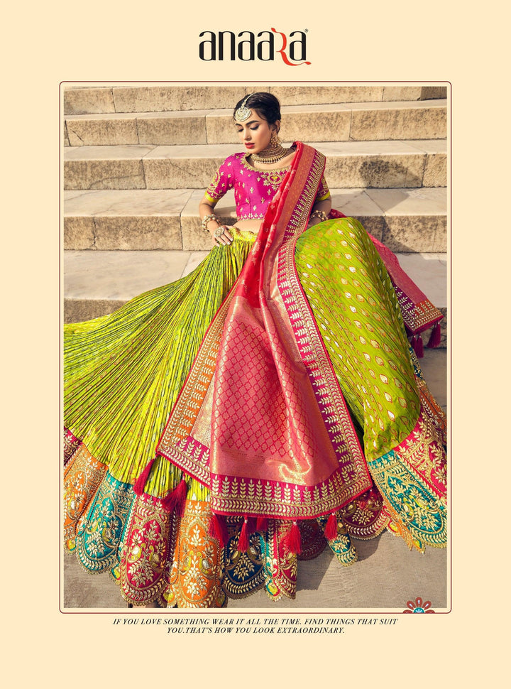 Bridal Wear Silk Lehenga Choli - Fashion Nation